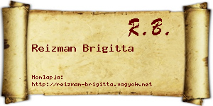Reizman Brigitta névjegykártya